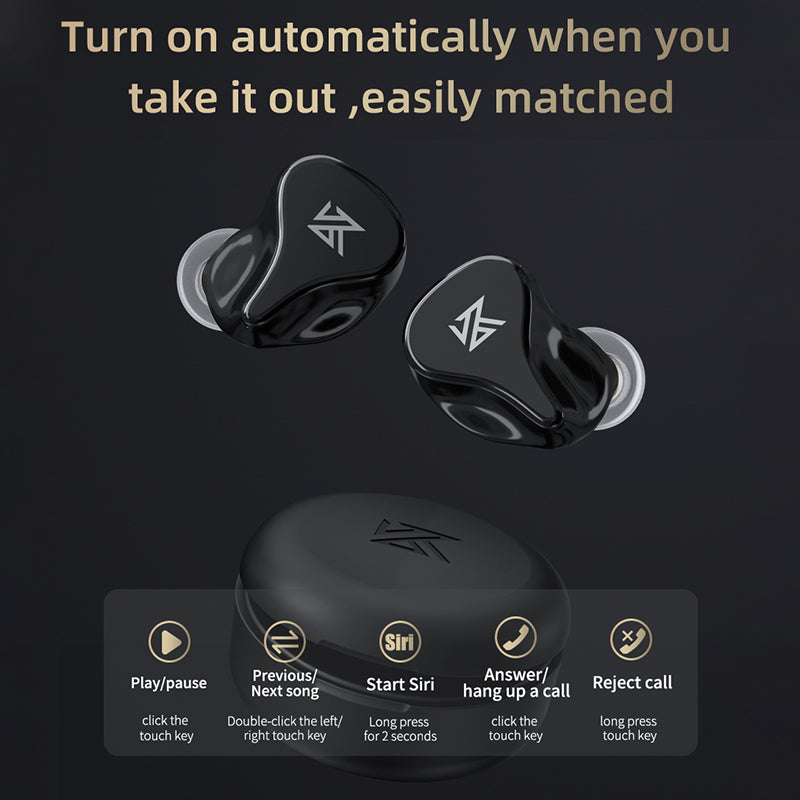 KZ Z1 PRO TWS Mini Bluetooth 5.2 Wireless Touch Earphone Earbuds In-ear Sports Running Stereo Gaming Music Headset KZ Z1 PRO TWS Mini Bluetooth 5.2 Wireless Touch Earphone Earbuds In-ear Sports Running Stereo Gaming Music Headset